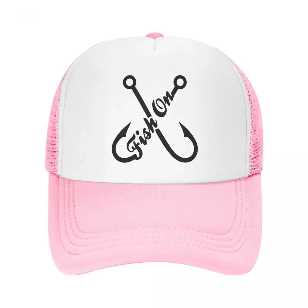 Custom Fish On Trucker Hat Women Unisex Adjustable Adult FisherUnisex Fishing Baseball Cap Summer Dad Hat