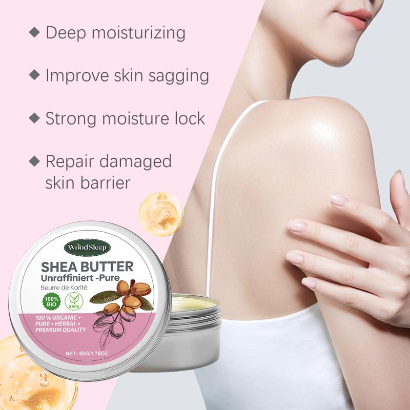 Shea Butter Skin Cream Help Moisturize Skin Soften Skin Add Shine Nourish Skin Strengthen Skin Elasticity