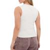 I Saw It First Womens/Ladies Ribbed Button-Down Sleeveless Top