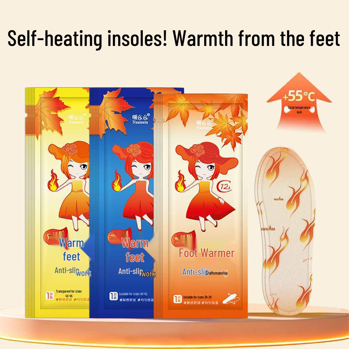 

Одноразовые самонагревающиеся грелки для ног - Паровые тепловые наклейки для уютных ног