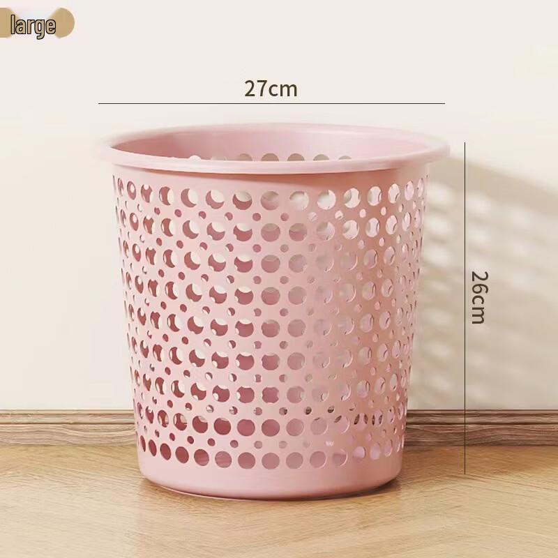 Round Hollow Plastic Trash Can