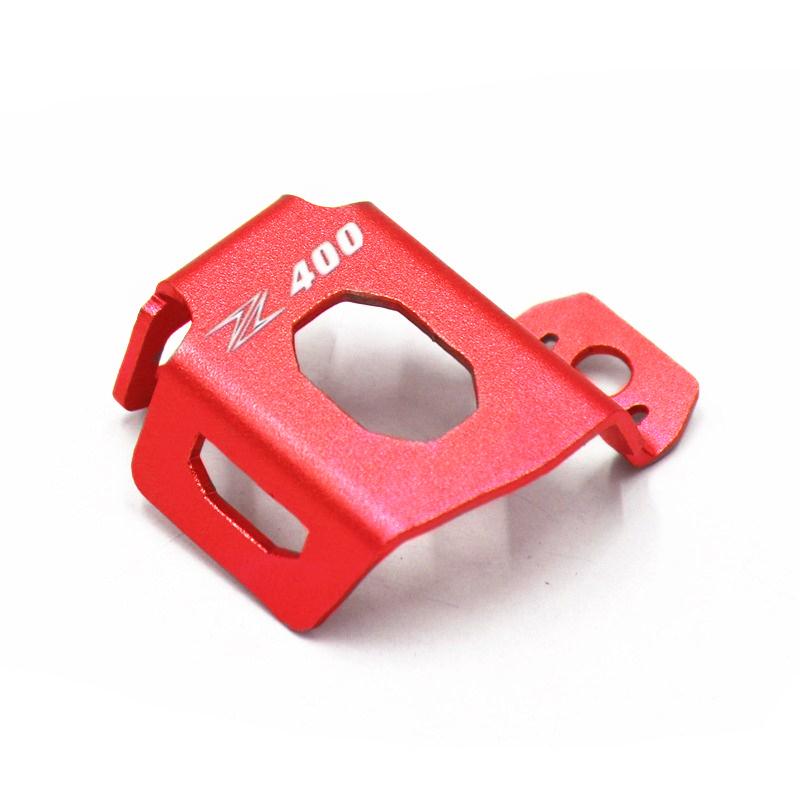 

Задний тормоз мотоцикла, топливный бак, масляная чашка, защитный держатель, алюминиевые аксессуары с ЧПУ для Kawasaki Z400 Z 400 красный