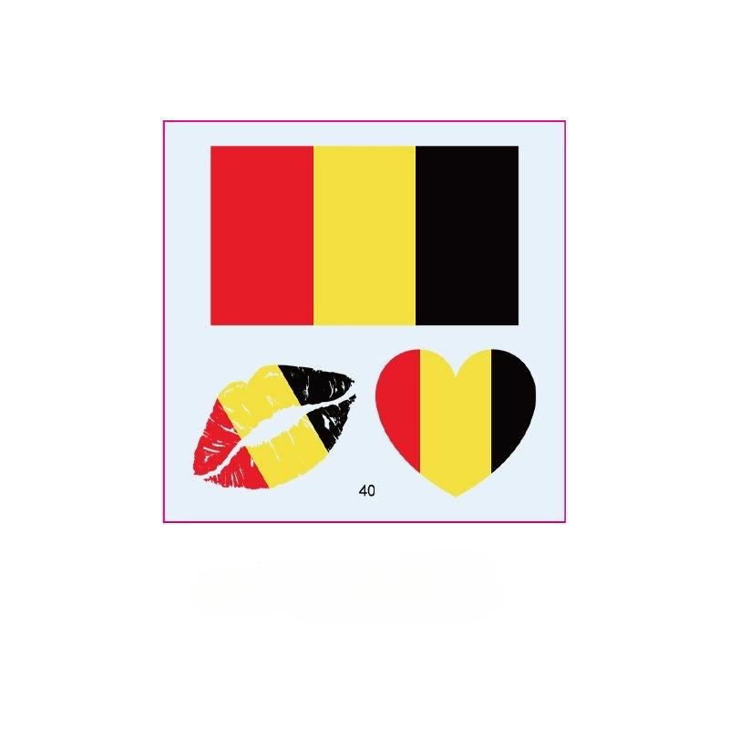 10PCS New World Cup Flag Tattoo Stickers Football Game Games Tattoo Stickers Makeup Face Stickers