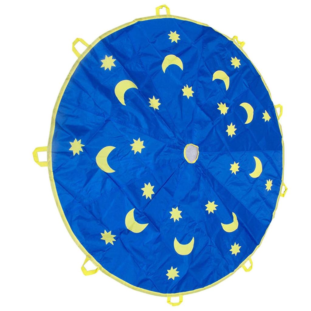 1.8M Outdoor Children Sports Rainbow Umbrella Kids Jump Sack Play Ballute Parachute