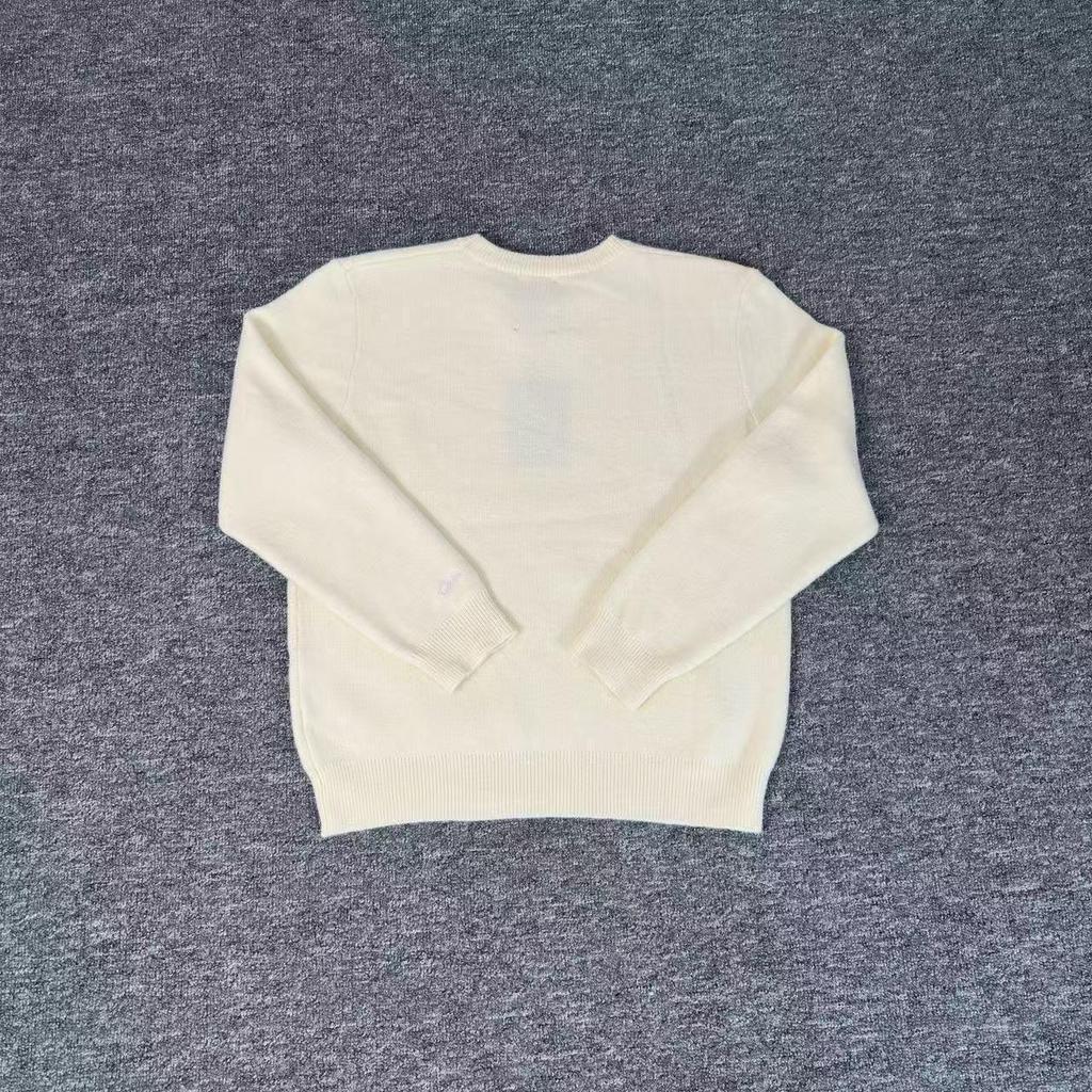 Corteiz Unisex European-American Street Style Loose Pullover Round-Neck Autumn Knitwear