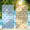 Cute Checkered Pattern Towel Quick Drying Beach Towels Are Suitable For Swimming Pools Camping Yoga And The Gym