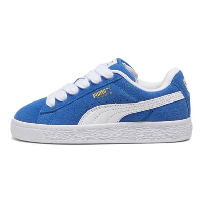 Suede XL Little Kid Team Royal Blue Men Sneakers White 396578-01