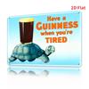 Vintageinspired 1936 When YouRe Tired Have a Pint of Guinness Signs  Metal Sign Iron Wall Art for Home  Office Decor