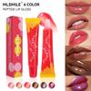 1pc Soft Tube Mirror Lip Gloss Clear Oil Nude Brown Plumping Lip Gloss Moisturising Transparent Lipgloss Beauty Cosmetics Makeup