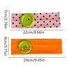 Summer Dopamine Large Button Wave Dot Headband Fashionable Ins Style Elastic Headband Colorful Hair Accessories For Women Girls