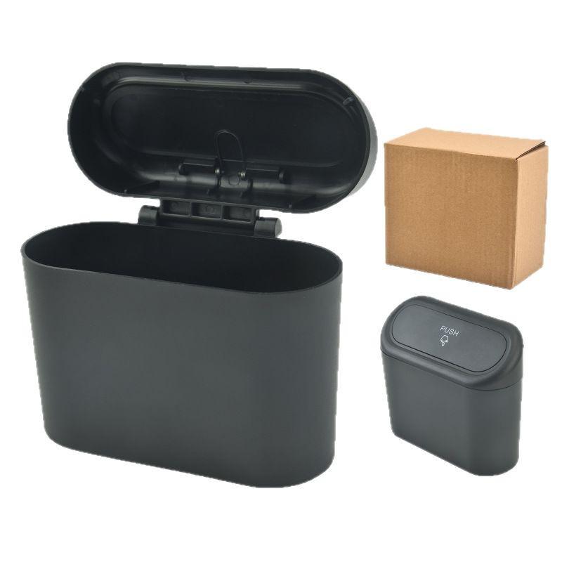 Multifunctional Car Trash Can and Storage Box for Seat Back or Door Mounting
