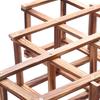 VOFUN-2X Wooden Red Wine Rack 10 Bottle Holder Mount Bar Display Shelf Folding Wood Wine Rack Alcohol Neer Care Drink Bottle