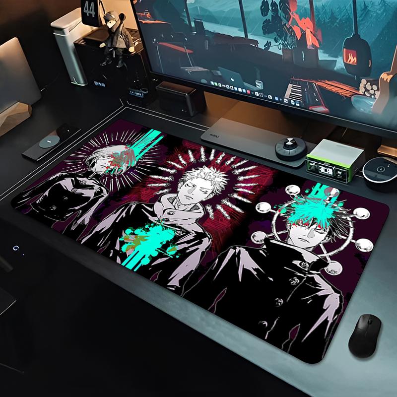 Gumowa podkładka pod mysz J-jujutsu Kaisen Notbook Gamer Podkładka pod klawiaturę Antypoślizgowa Rozszerzona Biurowa Mata na biurko Komputerowa Podkładka pod mysz z japońskiego anime