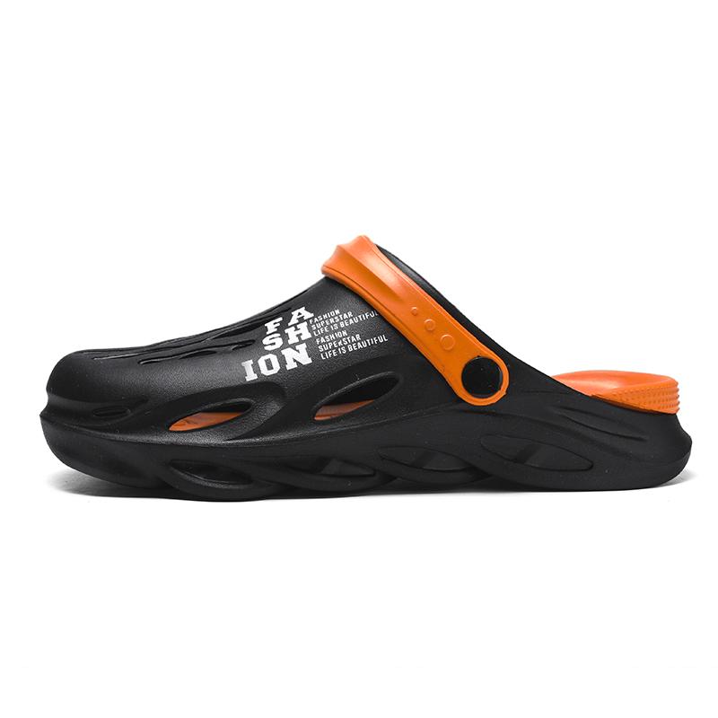Sandálias da moda masculina Casa Jardim Tamanho grande praia sandálias masculinas casuais e confortáveis