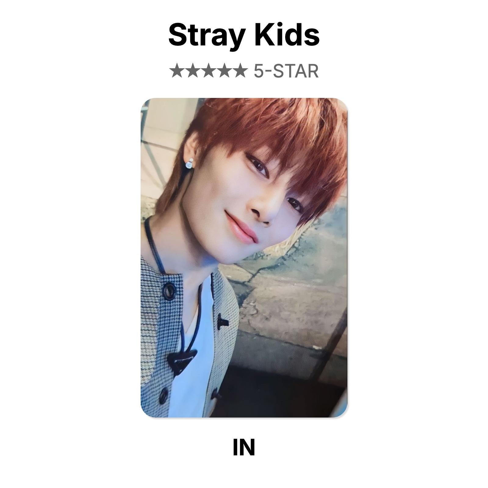Stray Kids 5-STAR Official Photocard I.N