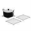 Hot Stainless Steel Sink Drainer Rack Multifunctional Kitchen Fruit Vegetable Dish Drying Rack Kitchen Sink Protector Grid