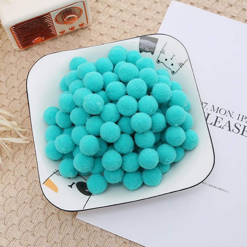 2.5cm High Elastic Plush Balls - Handmade DIY Toys & Decorative Accessories