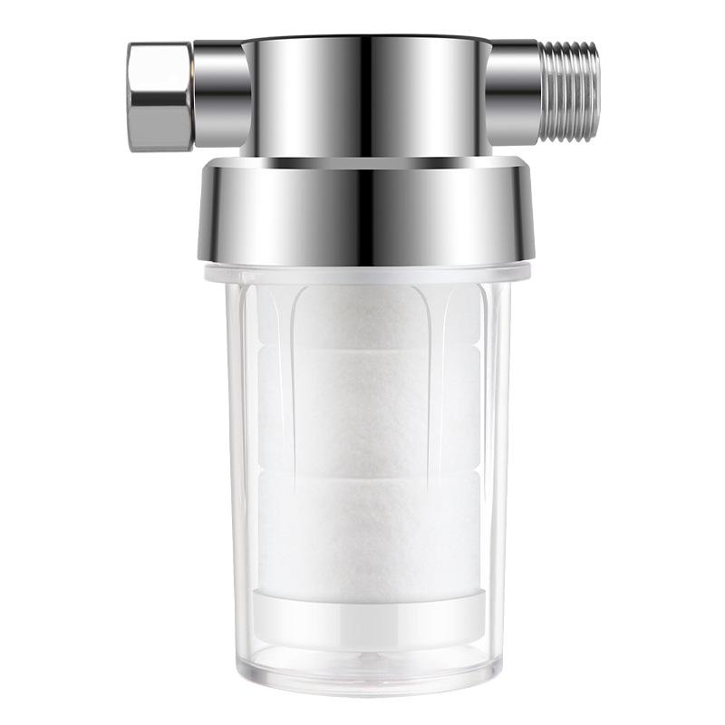 15-Layer, 20-Level Granular Shower Filter with PP Cotton & Activated Carbon - Eliminates Residual Chlorine for Purified Bathroom Water