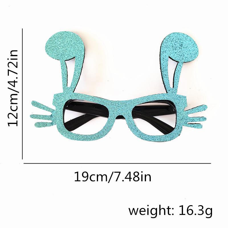Easter Cartoon Glasses with Colorful Egg, Rabbit, Chick Designs for Adults and Kids - Perfect for Festival Parties