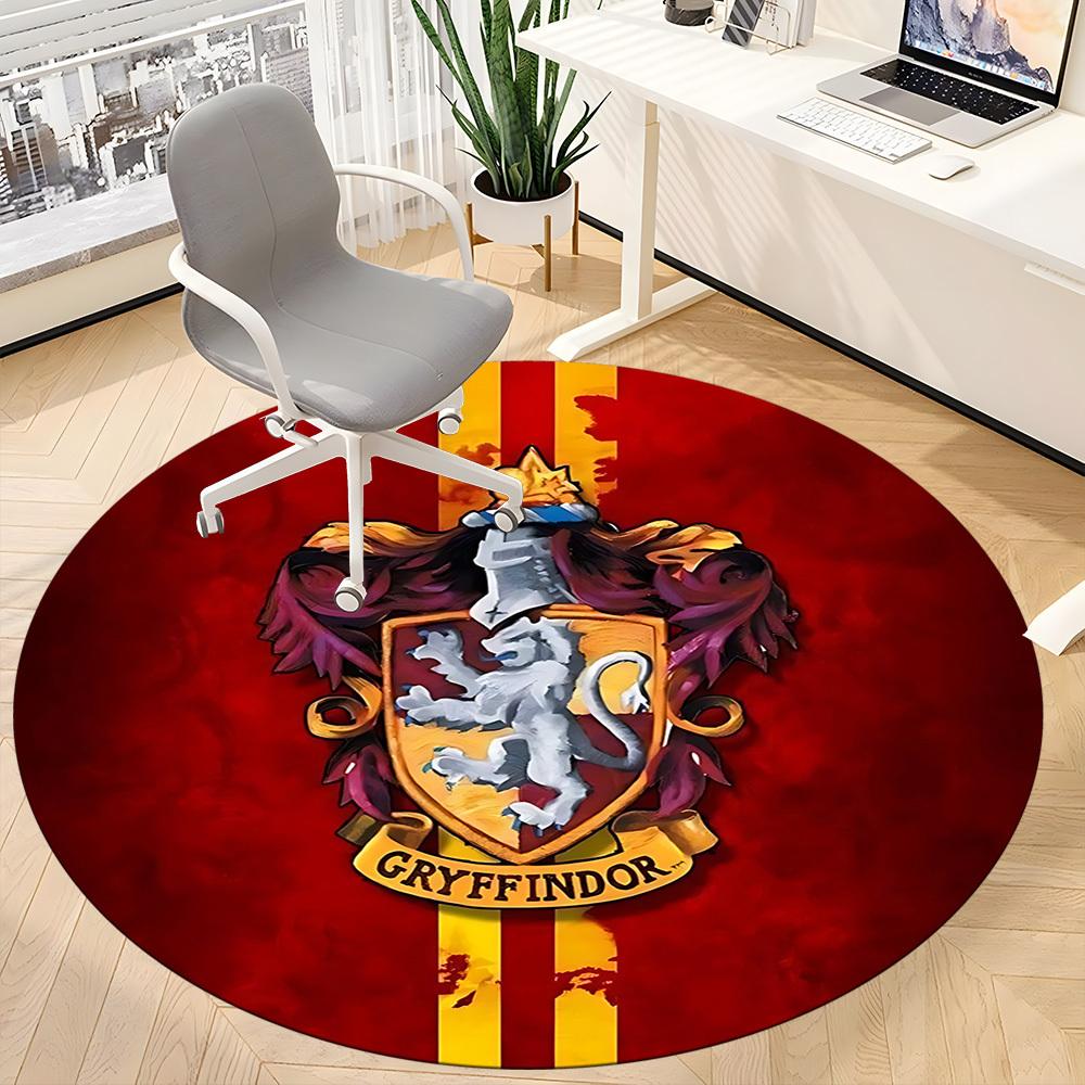 1pc Gryffindor CrestChair Carpet for Office, Non-slip, Soft and Durable Office Rug for Interior Decoration, Perfect for Office yy250925093