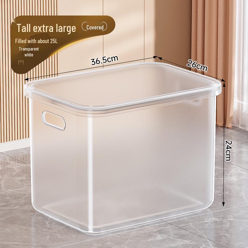 Clear Plastic Storage Box for Toys, Snacks, and Clothes 