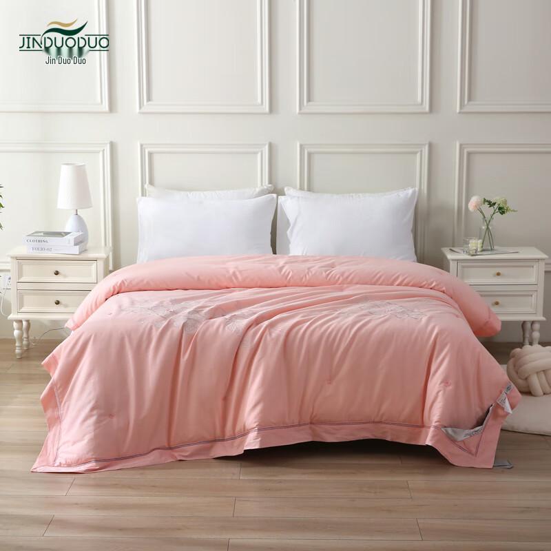 

Jinduoduo Korean Style Embroidered Mulberry Silk Quilt