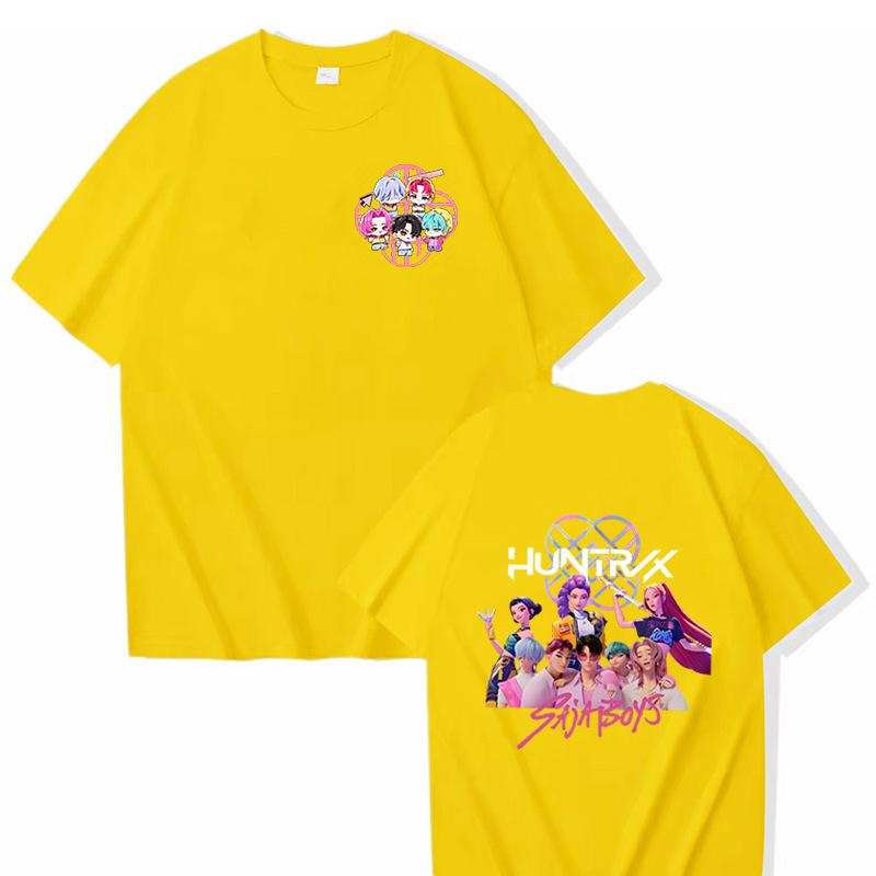 KPop Demon Hunters Women Men T Shirt Vintage Tees Short Sleeve O Neck T-Shirt Gift Idea Clothing 16 Colors