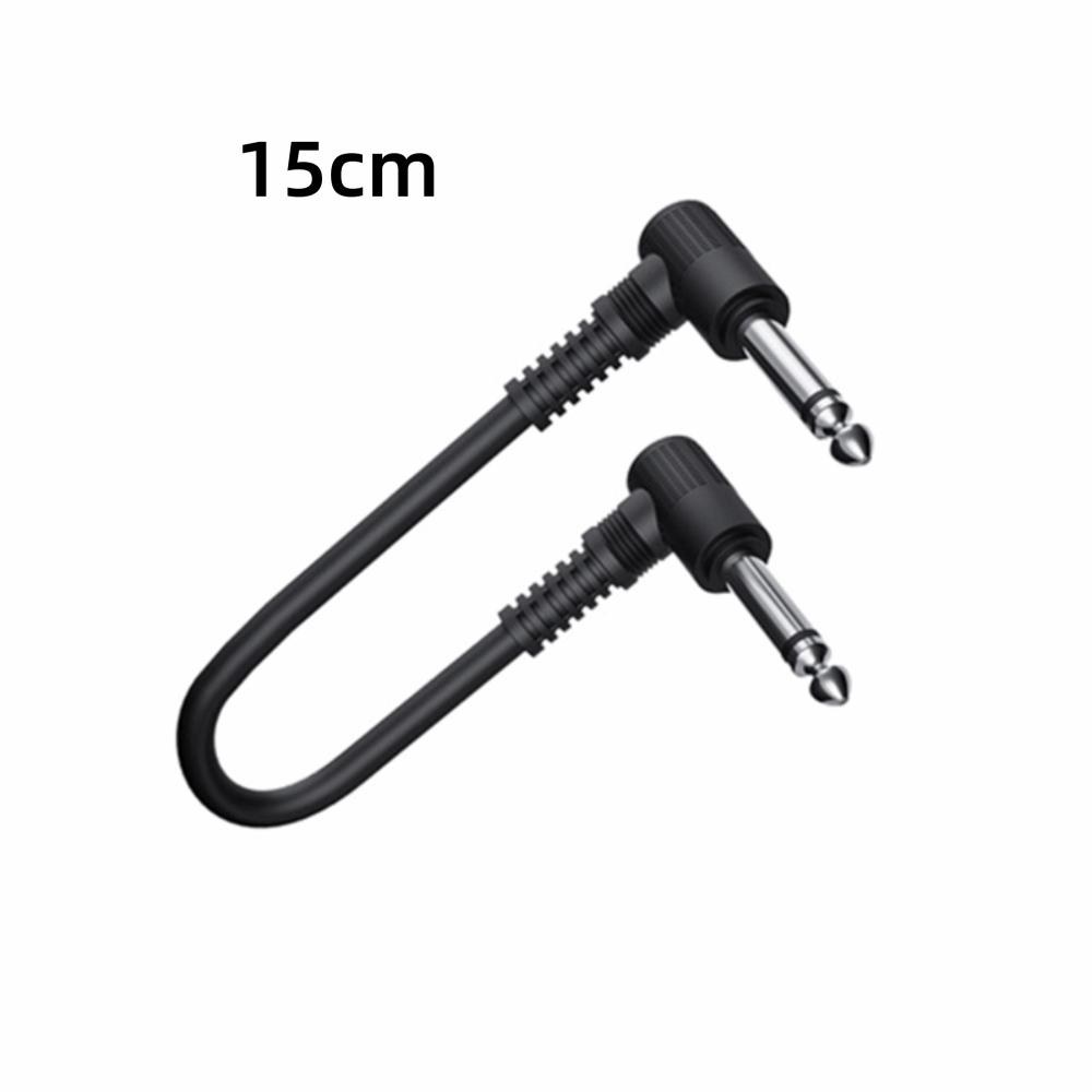 

15cm/30cm Guitar Effects Pedal Cable Flat Design Copper Core Patch Cable Surface Wire Guitar Instrument Cable