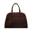 Small-scale Design Fashionable Hand-held Briefcase with Large Capacity, Genuine Leather Texture, Cross-body Bag