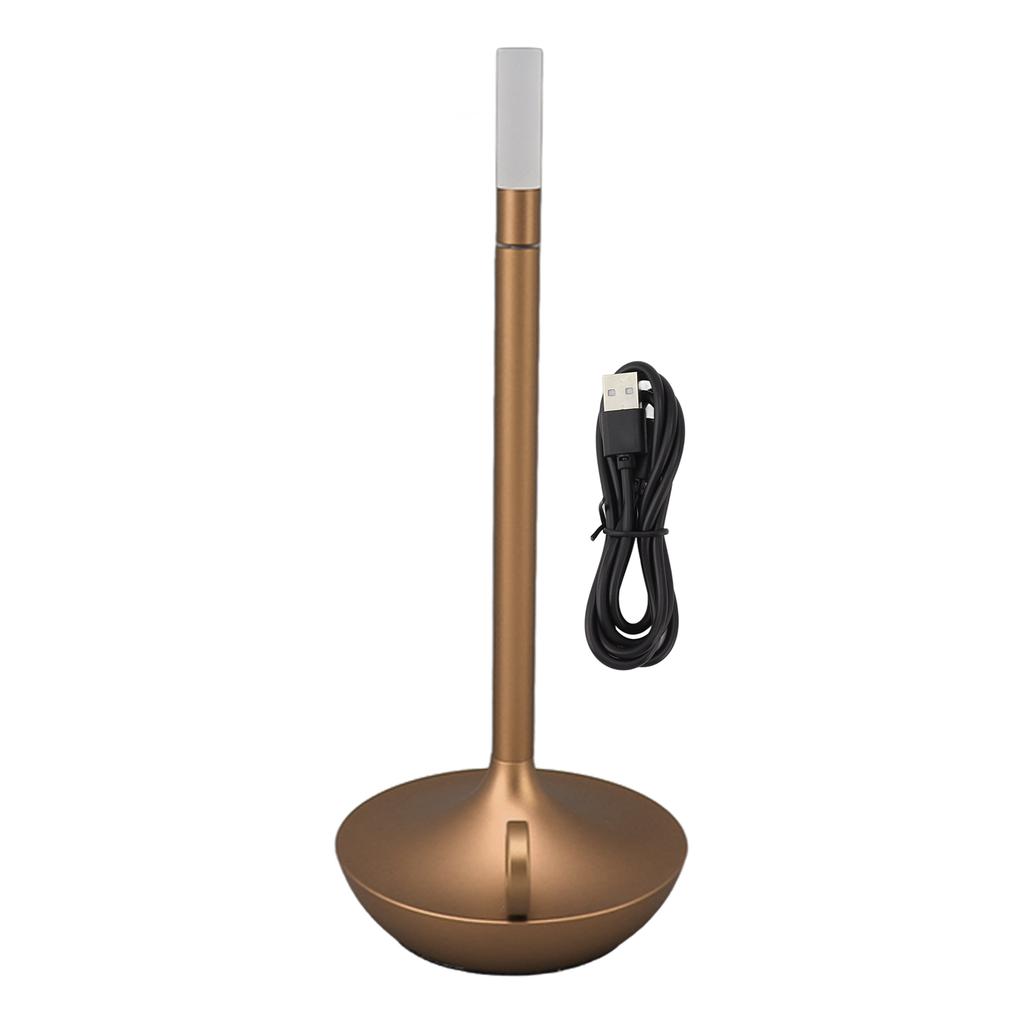 Kabellose Tischleuchte Innovative Kerzenform 3 Helligkeitsstufen Dimmbar Wiederaufladbare LED Schreibtischlampe