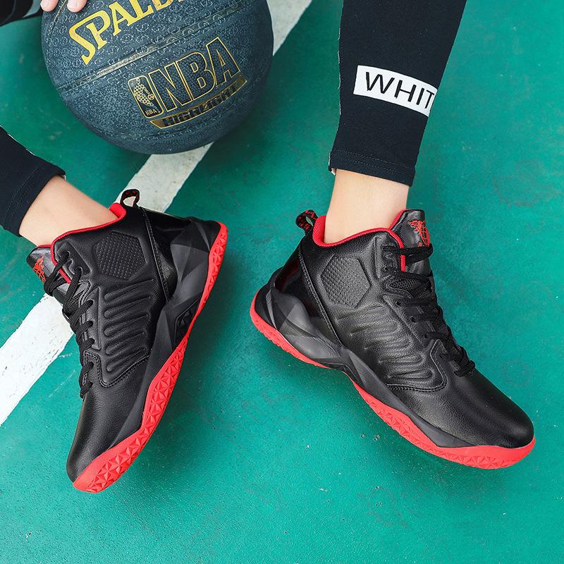 Four Seasons Basketball Shoes 2025 New Sports Shoes High-top Cement Wear-resistant Boots Shock-absorbing Men's Basketball Shoes