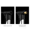 ROCKBROS Bicycle Pump Portable 80-100PSI Easy Operation Mini High Pressure Air Pump Cycling Stainless Steel MTB Bike Accessories