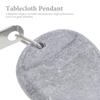 12Pcs Decorative Marble Tablecloth Weights with Strong Metal Clips Reusable Compact Table Cover Weights for Garden Camping