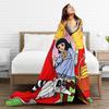 Candy Candy Cartoon Flannel Blanket Anime Fashion Throw Blanket for  Sofa Bedding Lounge 125*100cm Quilt