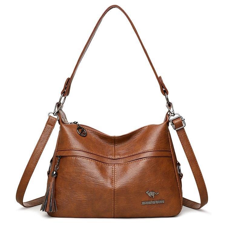 Torebka listonoszka w stylu vintage o dużej pojemności, dojeżdżająca do pracy, ręczna, na ramię, torba dla mamy w średnim wieku