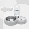 Dual Automatic Pet Feeder Bowl For Dogs And Cats Non Spill Plastic Water And Food Dispenser With Stand