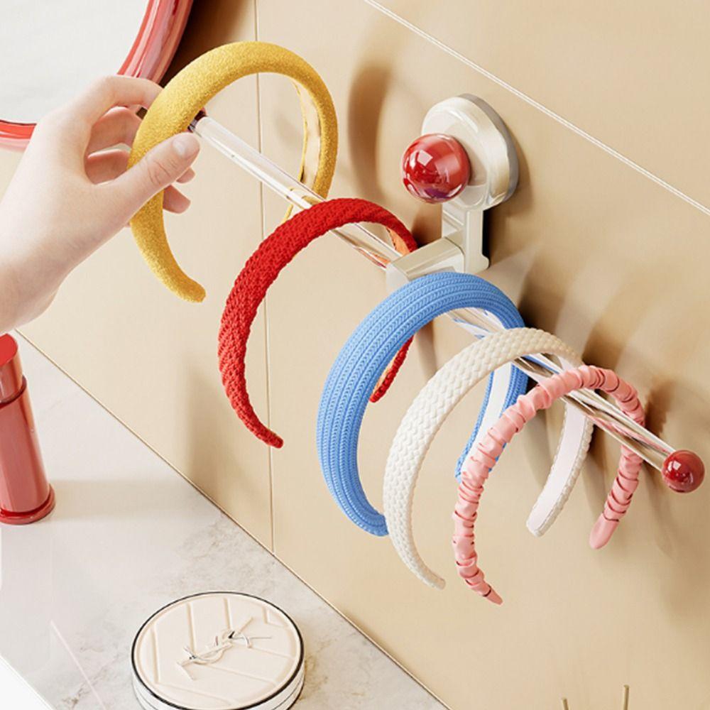 Lightweight Towel Stand Organizer Wall Mounted Hair Tie Storage Rack Towel Storage Hook  Household