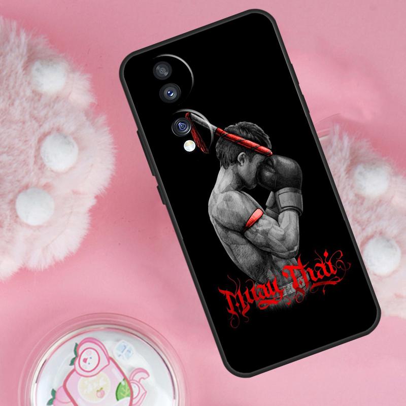 Muay Thai Martial Art Case For Honor Magic 6 5 7 Lite Honor 200 Pro 50 70 90 Lite X9b X9a X8b X8a X8 X9 X9c Cover