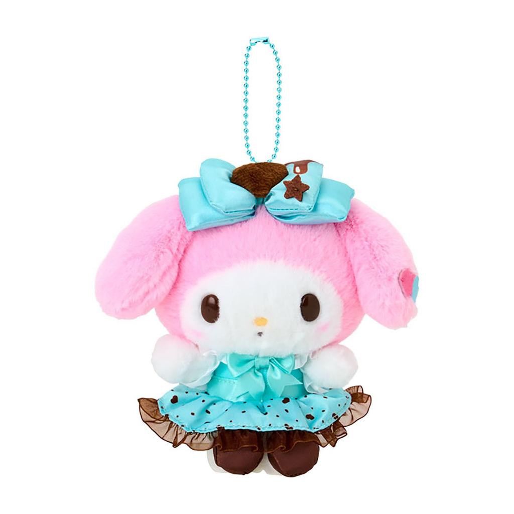 Sanrio My Melody Mascot Holder Ages 6 and 061352 (Chocolate Mint), Polyester, Up,