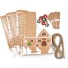 Christmas House Gift Box Set 3D Pop Up Cottage Gift Box Festive Holiday Packaging for Cookies Sweets Toys