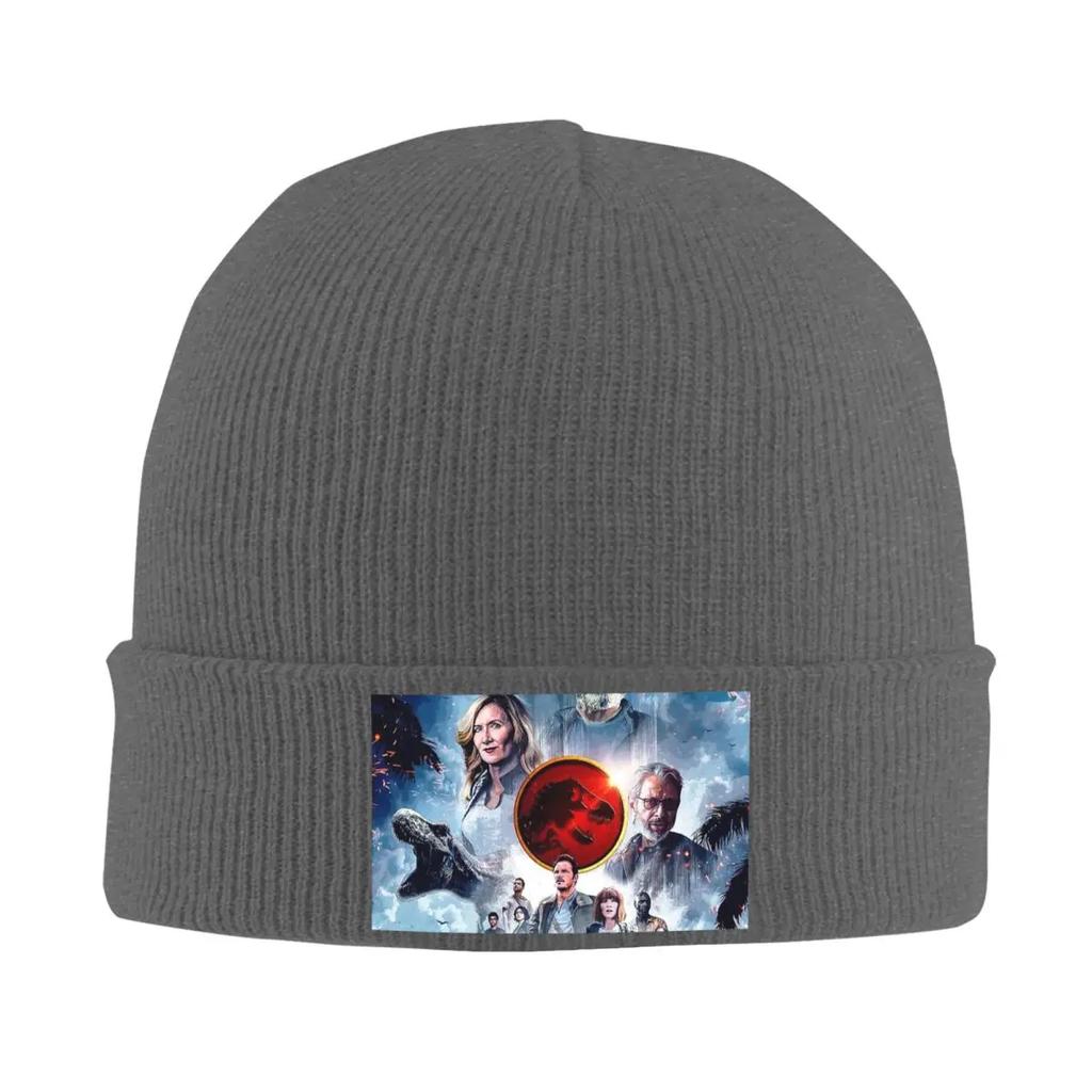Jurassic World Warm Knitted Cap Winter Knit Bonnet Hat Skullies Beanies Hip Hop Caps for Unisex