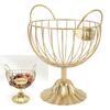 Coffee Pod Holder Iron Coffee Capsule Basket Bar Counter Organizer for Kitchen Office Desktop Gold