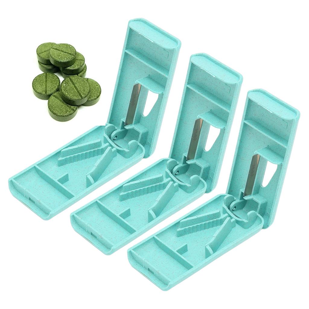 3pcs Portable Medicine Cutter Plastic Medicine Separation Tool for Children Elderly