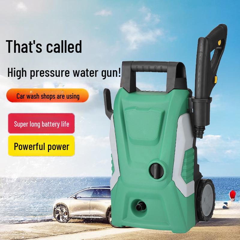 Portable High-Pressure Car Wash Machine - Household Cleaning Pump