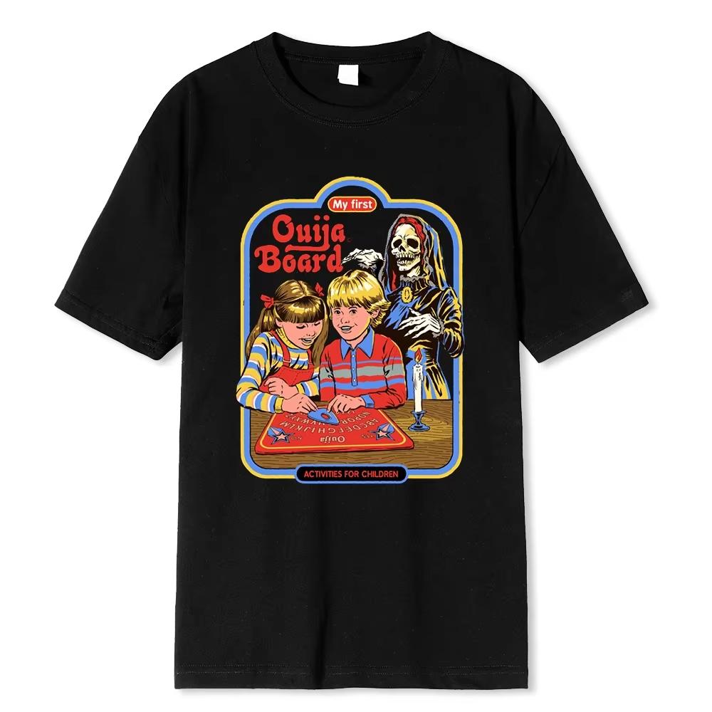 Horror Comic Series My First Voodoo Dall Men Clothing Sweat Street Tshirt Cotton Tee Clothes Breathable Cartoon T-Shirt