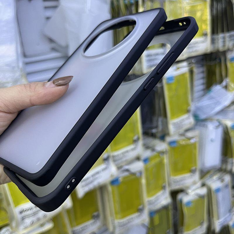 For Honor Magic 5 Pro Case Acrylic Matte Transparent Back Cover For Honor Magic5 Pro Simple Shell Dustproof Bumper