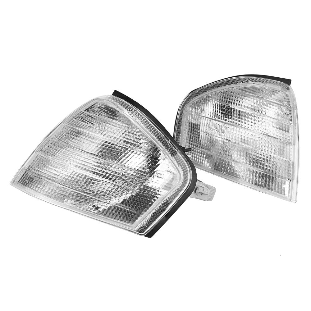 2 stücke Parkplatz Signal Anzeige Ecke Licht Lampe Shell Gehäuse für Mercedes Benz C klasse W202