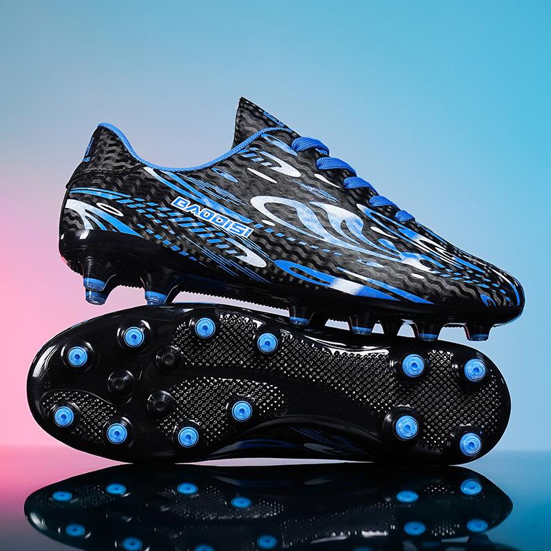 Small size soccer shoes AG long spikes broken nails for boys and girls children and adolescents students professional competition training sneakers