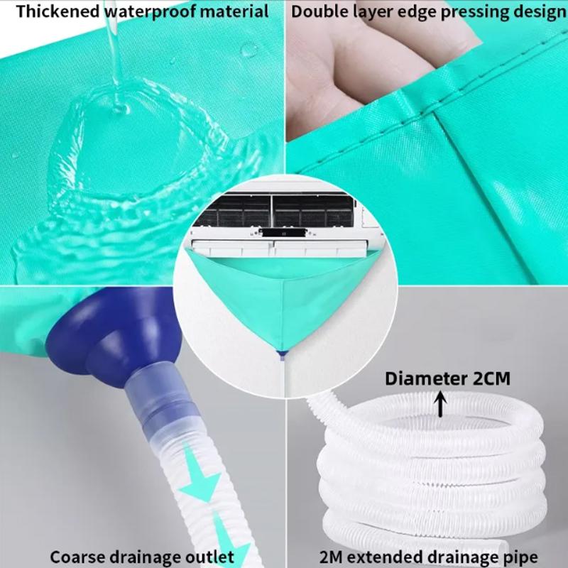 Air Conditioner Cleaning Bag Kit With Drain Water Pipe Full Set Of Cleaning Tools Leak-proof Air Conditioning Cleaning