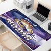 Custom Name Personalized Real Madrid CF Pattern Mousepad, Laptop PC Desk Mat, Decorative Desk Mat for Home Keyboard Pad Gift